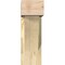 Ekena Millwork Traditional Block Rough Sawn Bracket w/ Offset Brace, Douglas Fir, 6"W x 14"D x 18"H BKT0604X14X18TRA05RDF - alternate 4